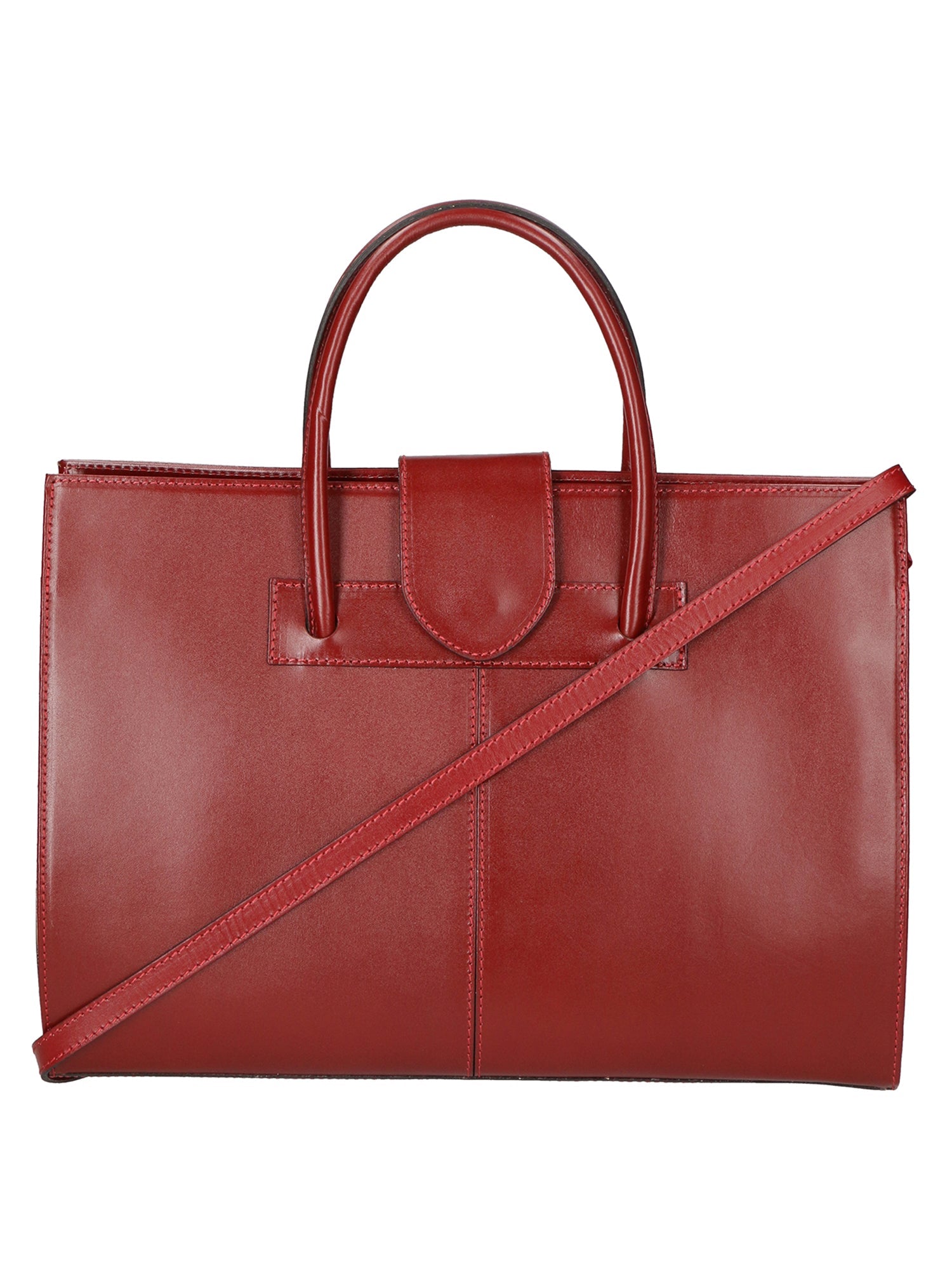 Evelina Borsa a mano da donna 100% pelle 9025-ROSSO Chiara Ferretti