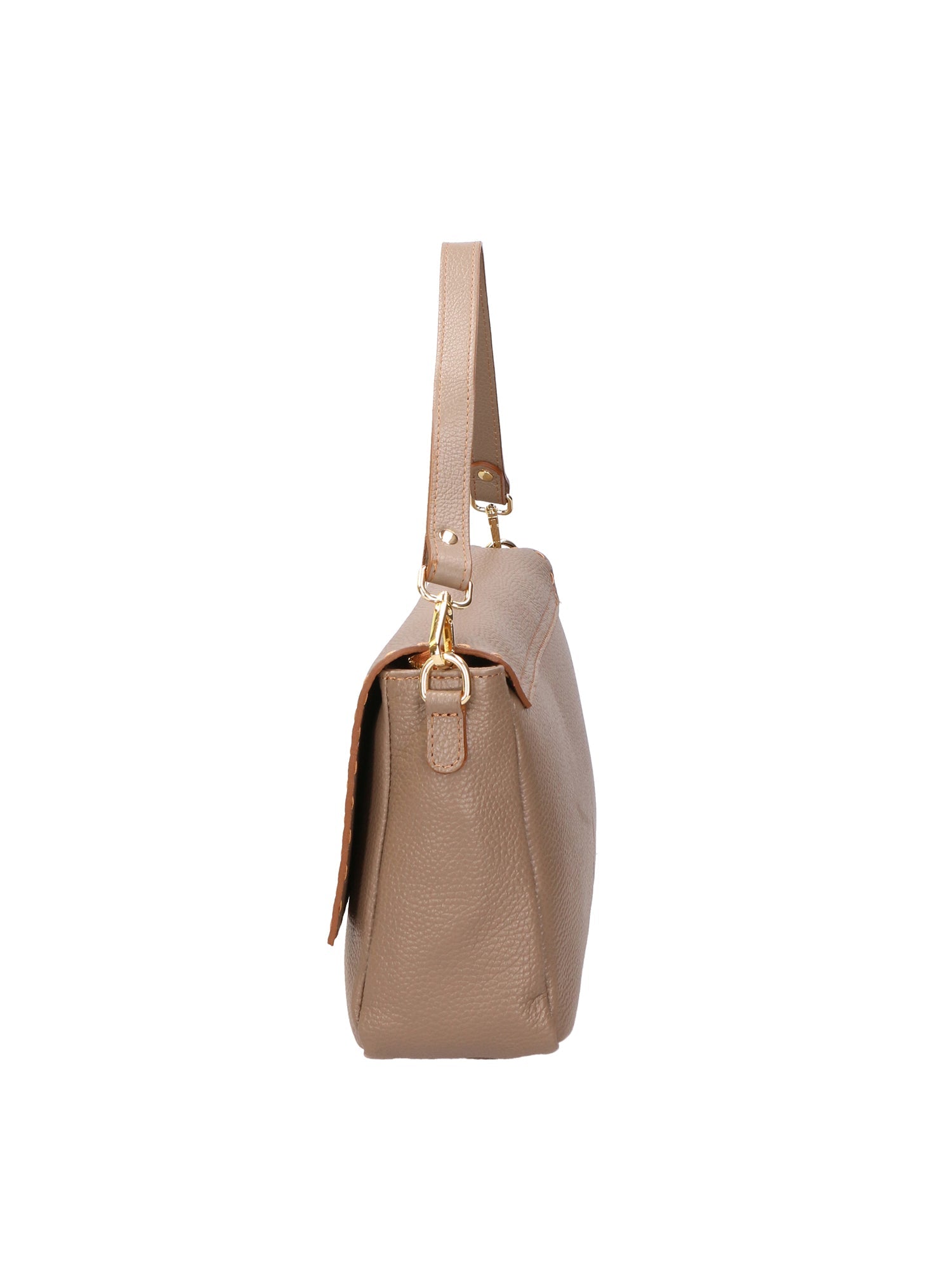 Walda Borsa a spalla da donna Vera pelle 06868-D40 TAUPE Chiara Ferretti