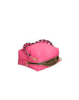 Livia Damen-Schultertasche aus echtem Leder, hergestellt in Italien, 16 x 26 x 9 cm