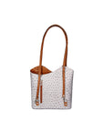 Chanel 3005-17 GRIGIO 06 CUOIO Zaino da donna in vera pelle Chiara Ferretti