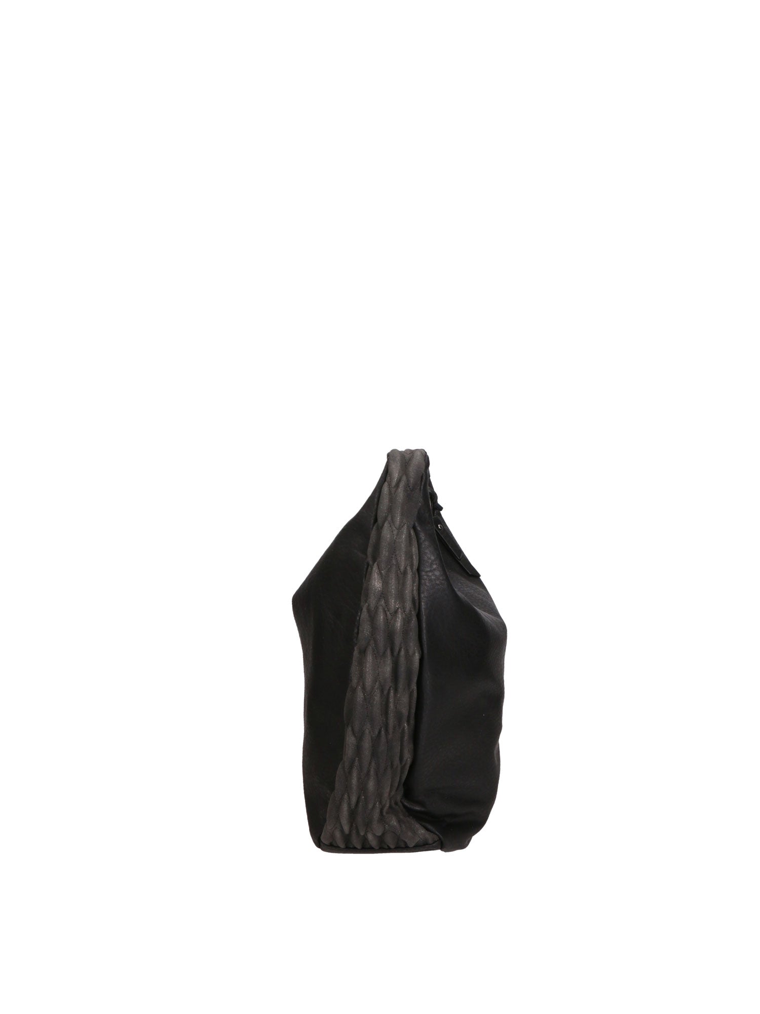 Silvana Elite Borsa a spalla donna Misto nylon e pelle LK0265-NERO Chiara Ferretti