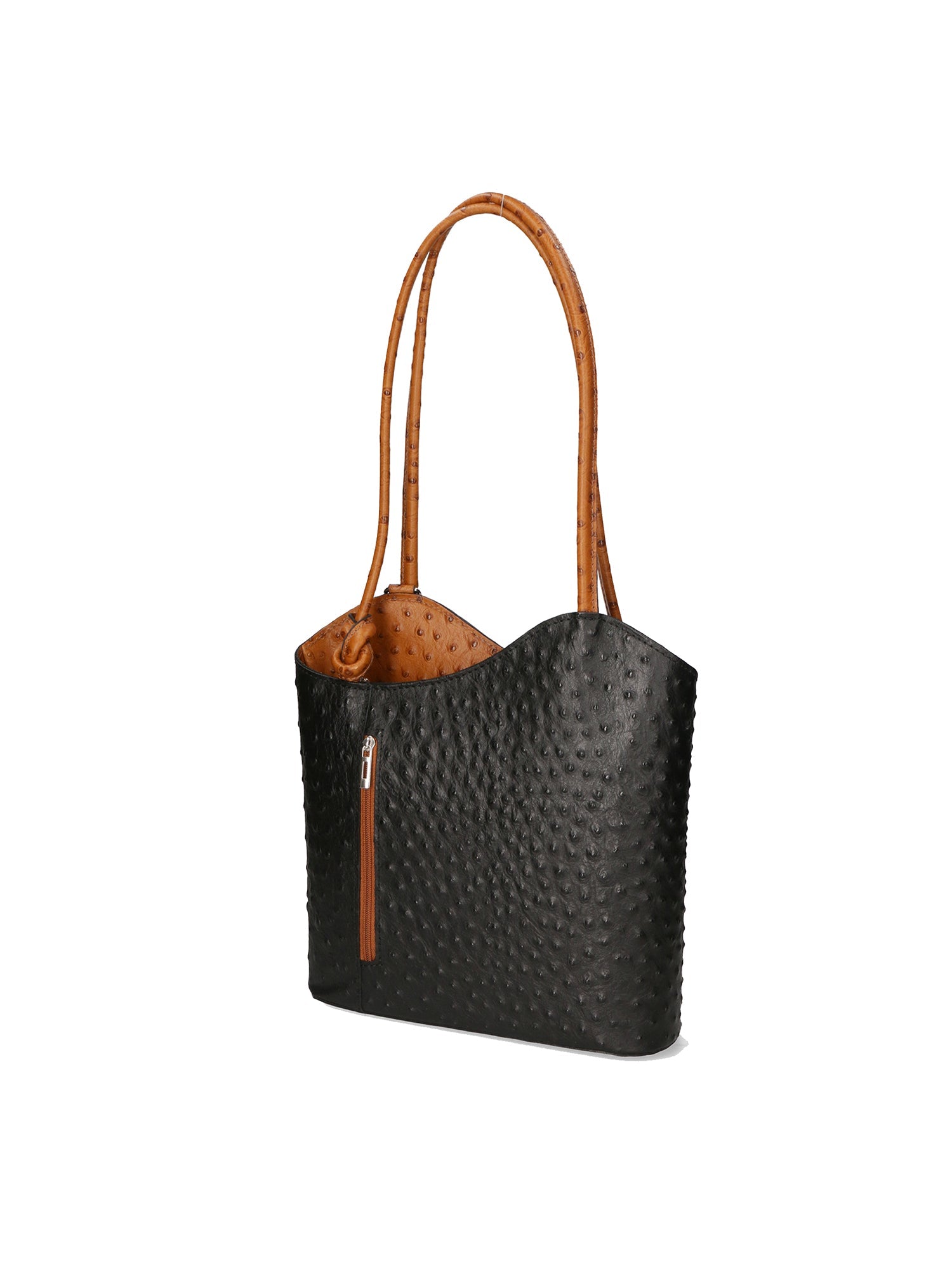 Chanel 3005-20 NERO 06 CUOIO Zaino da donna in vera pelle Chiara Ferretti