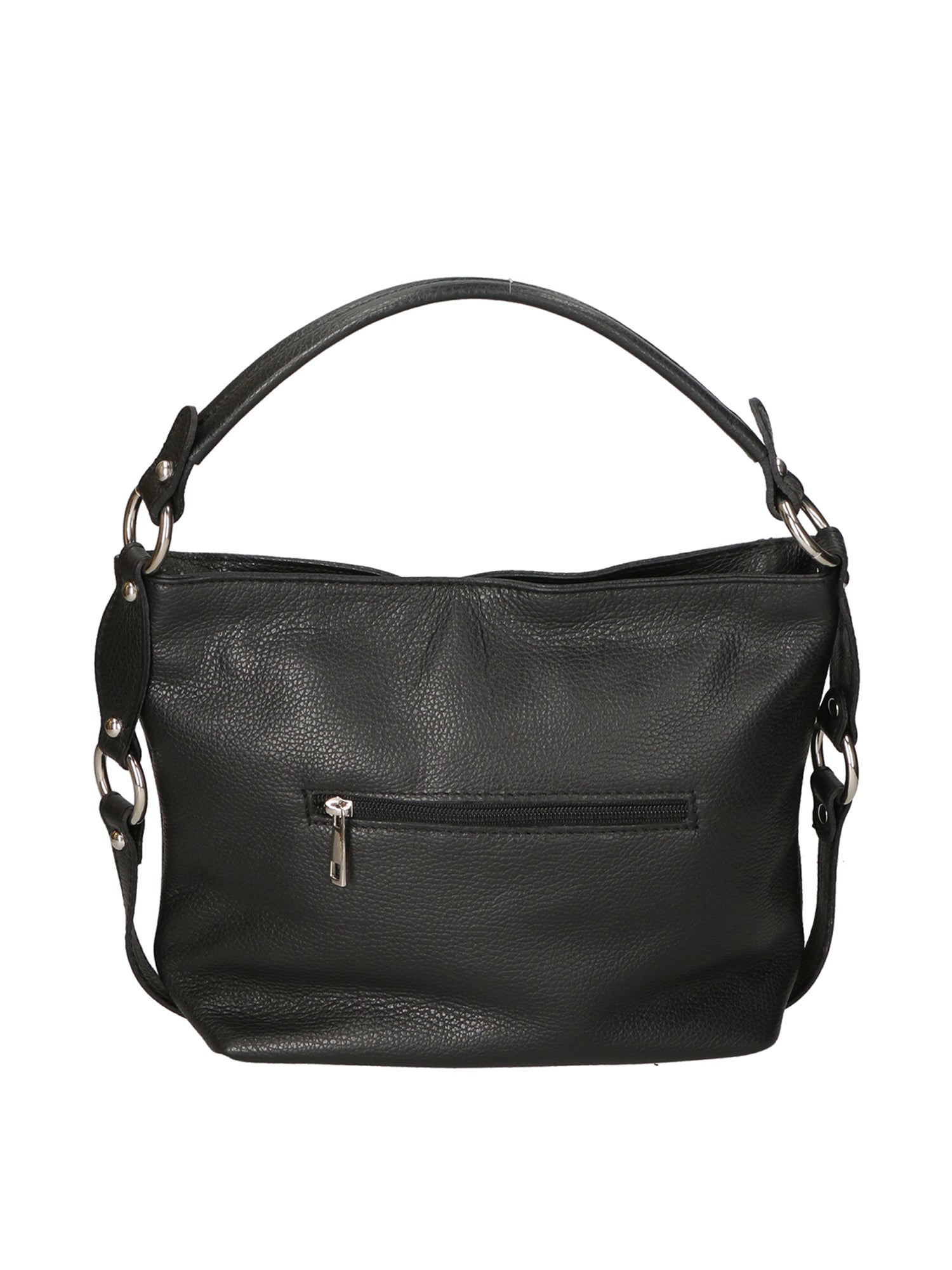 Emmy Borsa a mano da donna Vera pelle 80068-D28 NERO BLACK Chiara Ferretti