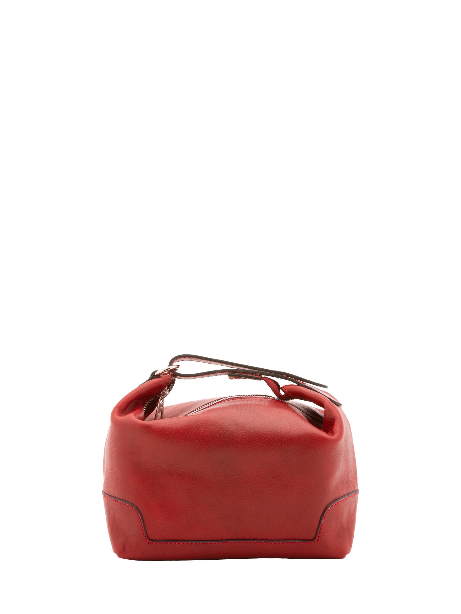 Borsa a mano unisex in vera pelle Made in Italy 4556-ROSSO Alessia Firenze