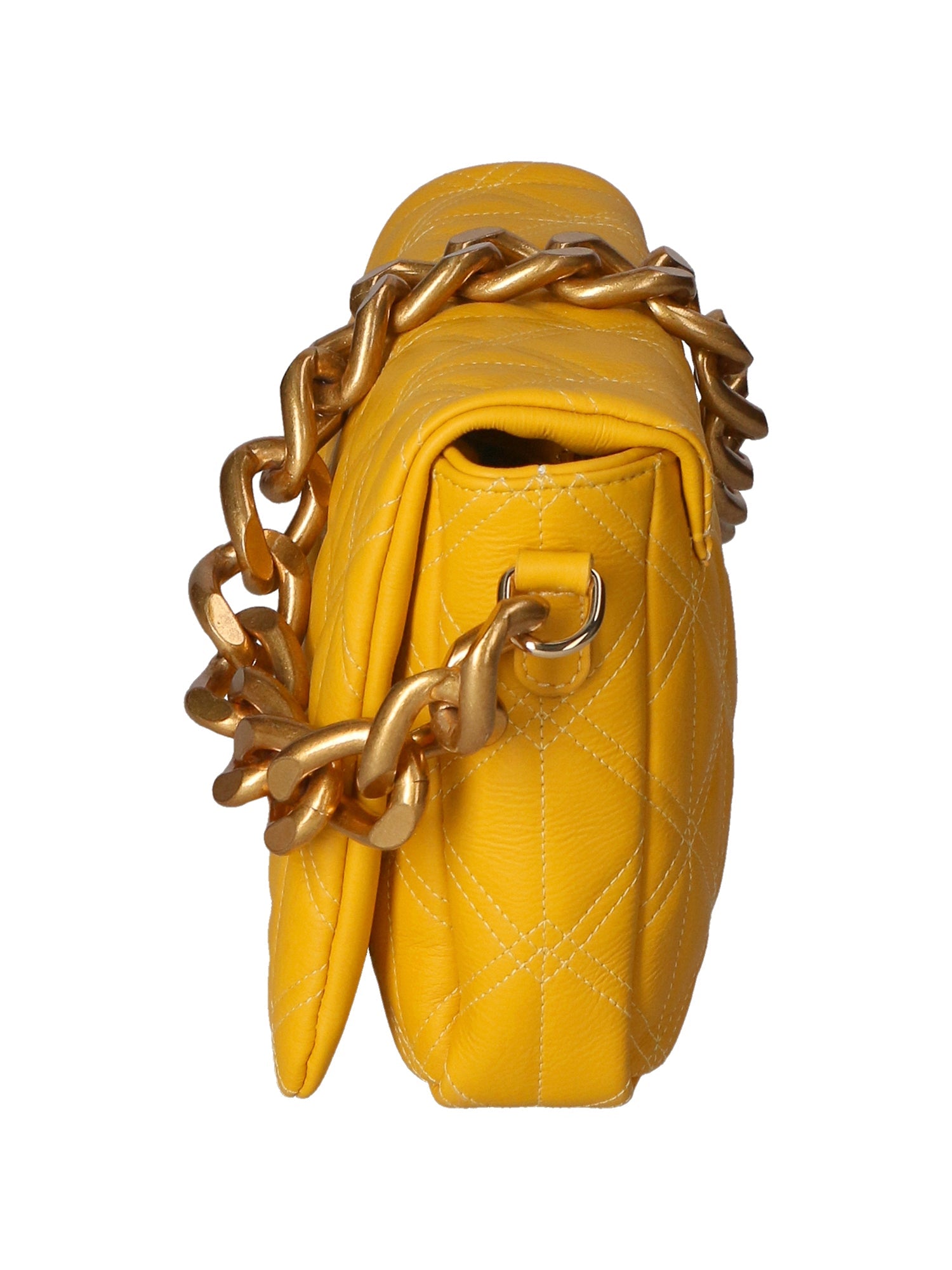 Aurélia Borsa a spalla da donna Vera pelle 04542-S04 GIALLO Chiara Ferretti