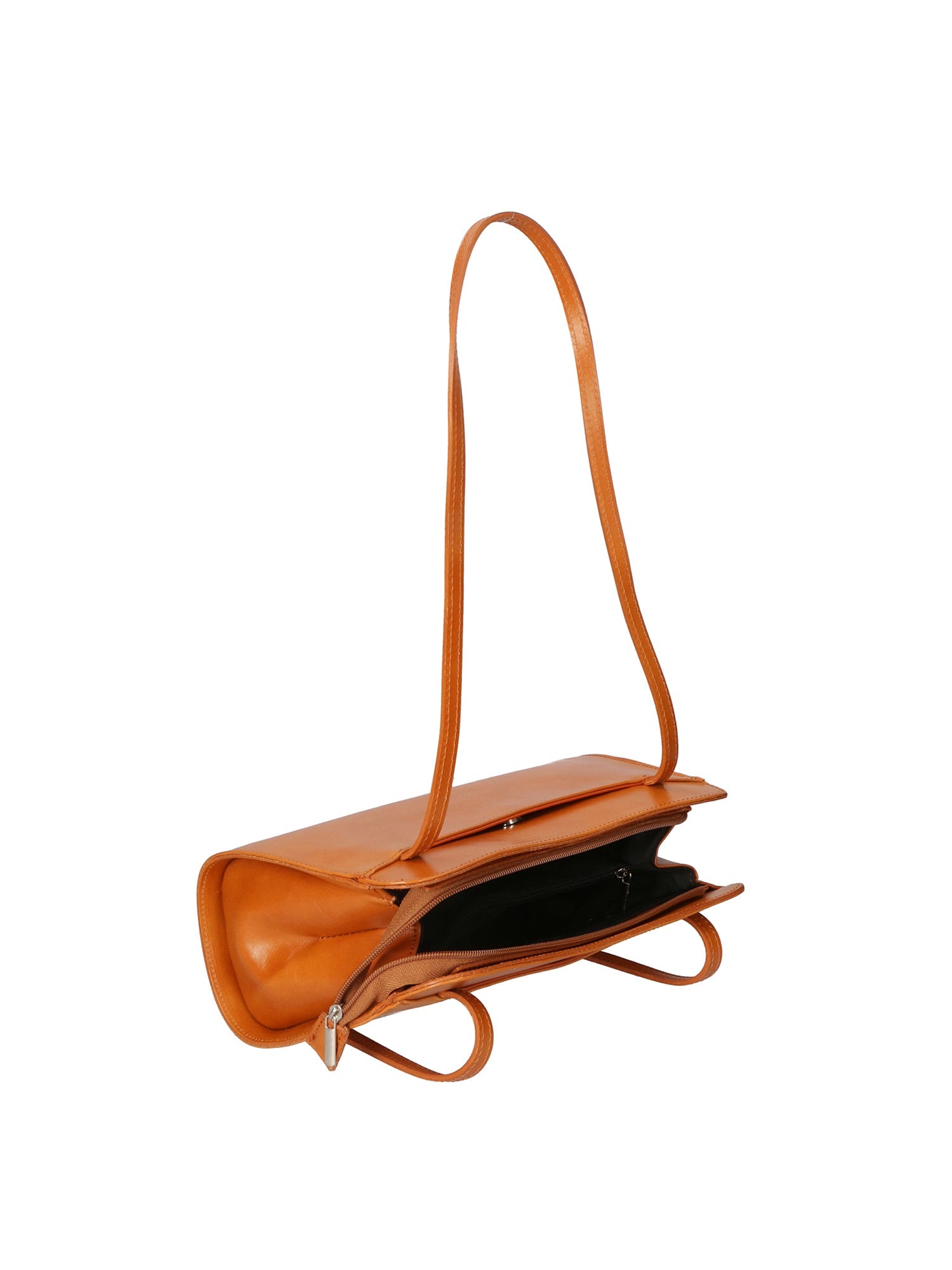 Edera Chic Borsa a spalla da donna Vera pelle 9120-CUOIO COGNAC Chiara Ferretti