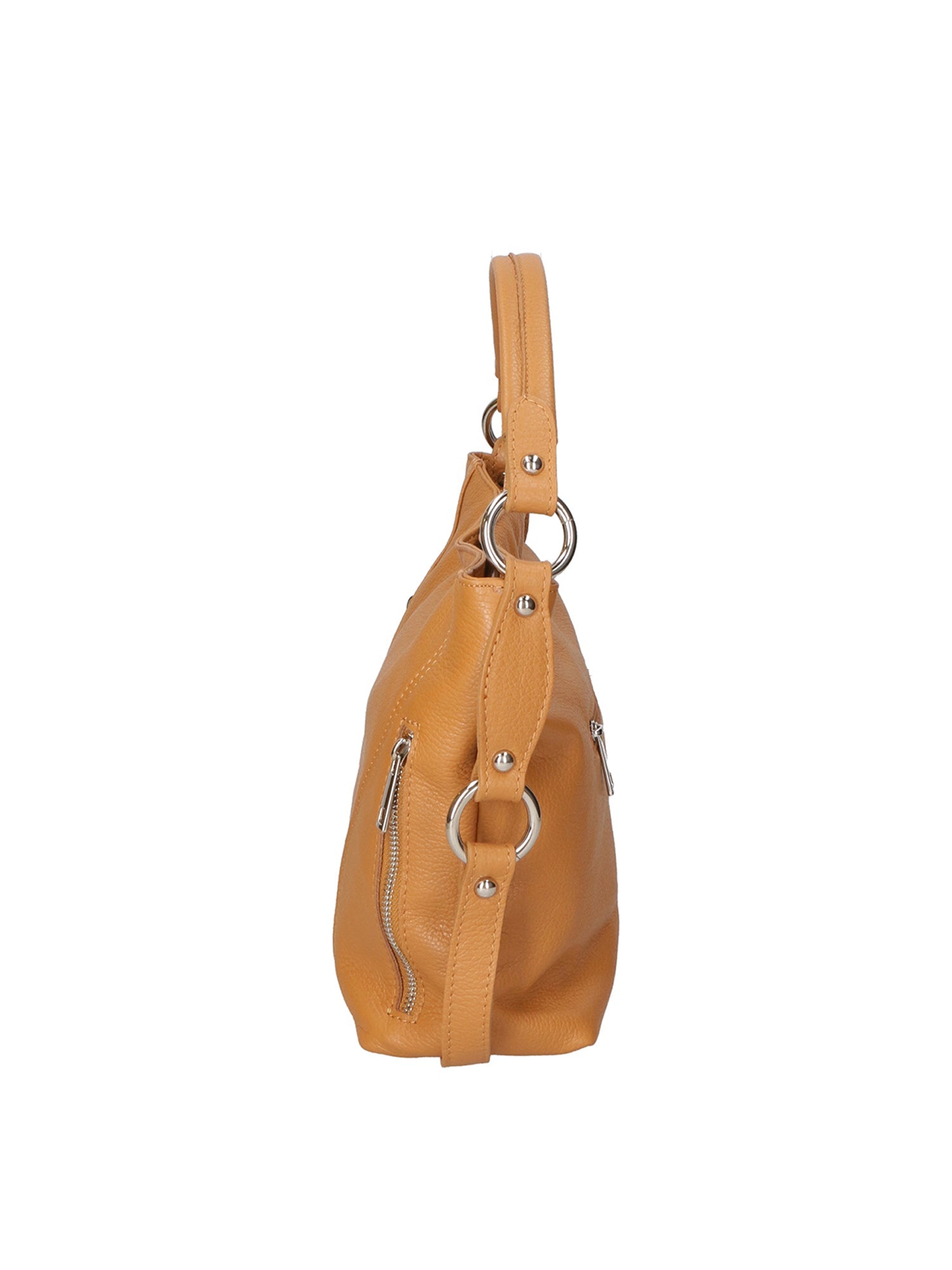 Emmy Borsa a mano da donna Vera pelle 80068-D17 CUOIO SCURO DARK COGNAC Chiara Ferretti