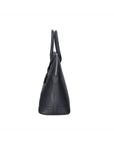 Silvana Chic Borsa a mano da donna 100% pelle 80028 5197-D24 BLU BLUE Chiara Ferretti