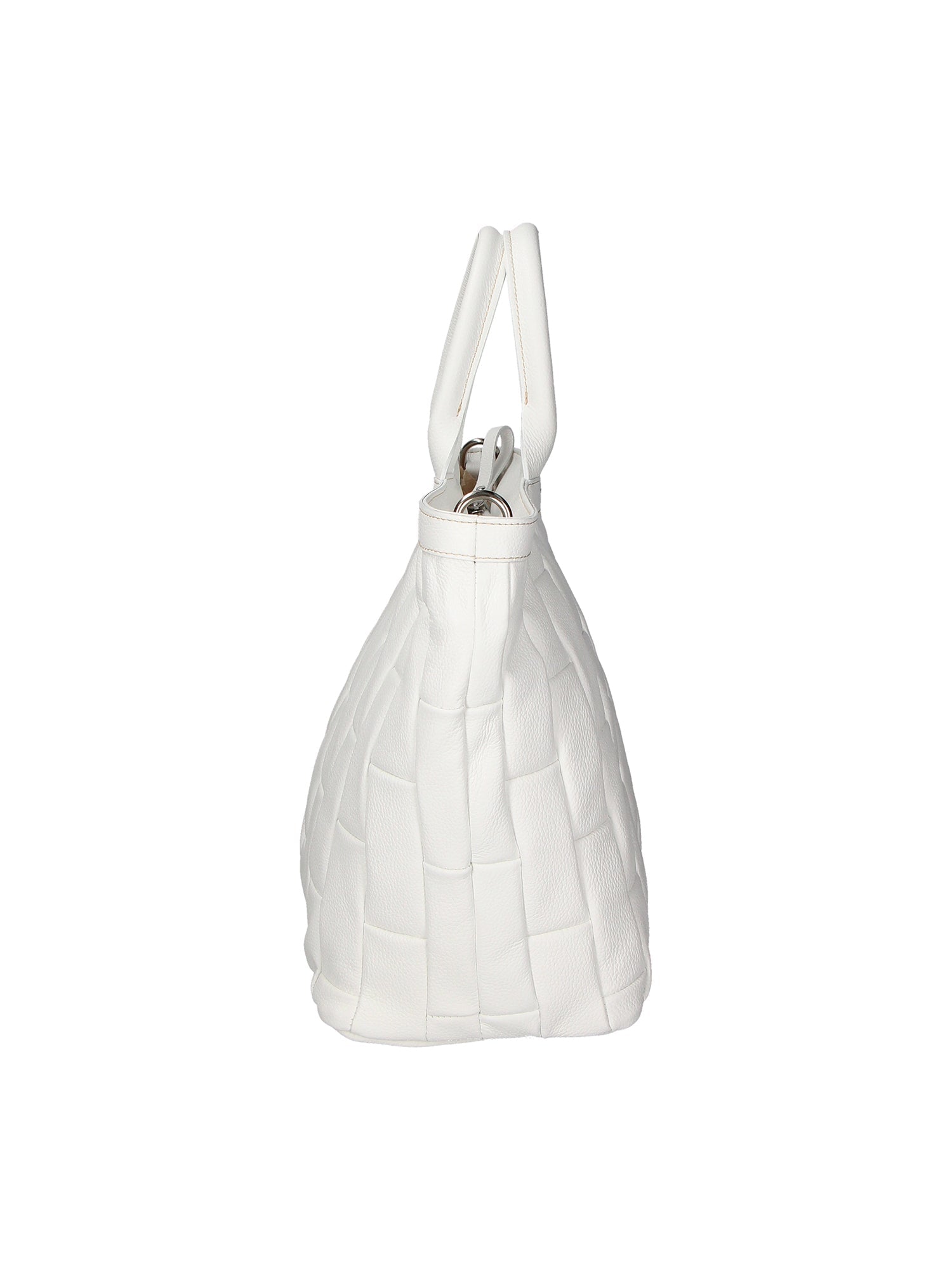 Olivia Borsa a mano da donna 100% pelle KAN 05-BIANCO Chiara Ferretti