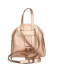 Morgana Damenrucksack aus echtem Leder, hergestellt in Italien, 16 x 17 x 5 cm