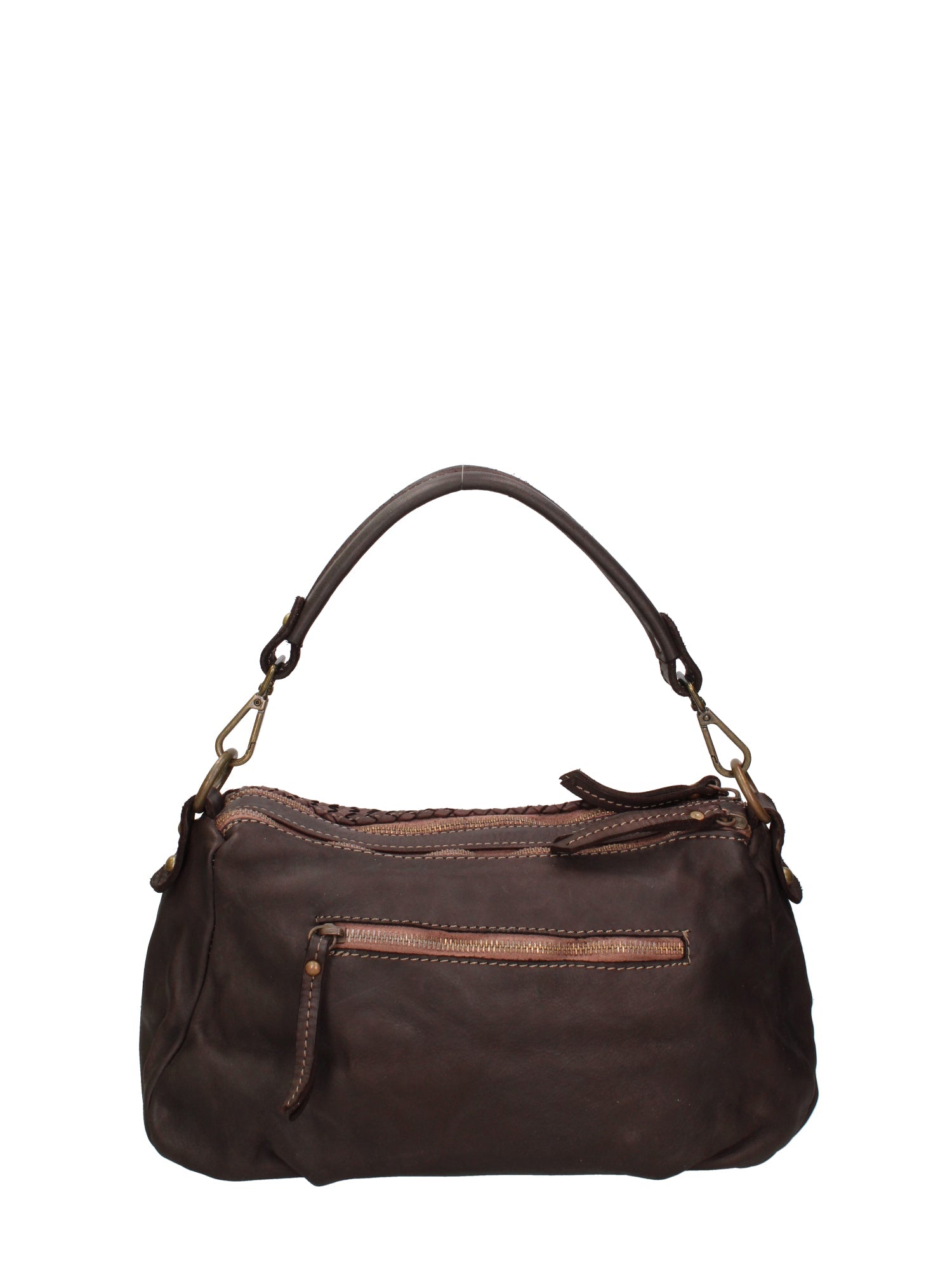Novella Borsa a spalla da donna Vera pelle 7800-T.MORO Chiara Ferretti