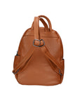 Vida 06522-D17 CUOIO SCURO Zaino da donna in vera pelle DARK COGNAC Chiara Ferretti