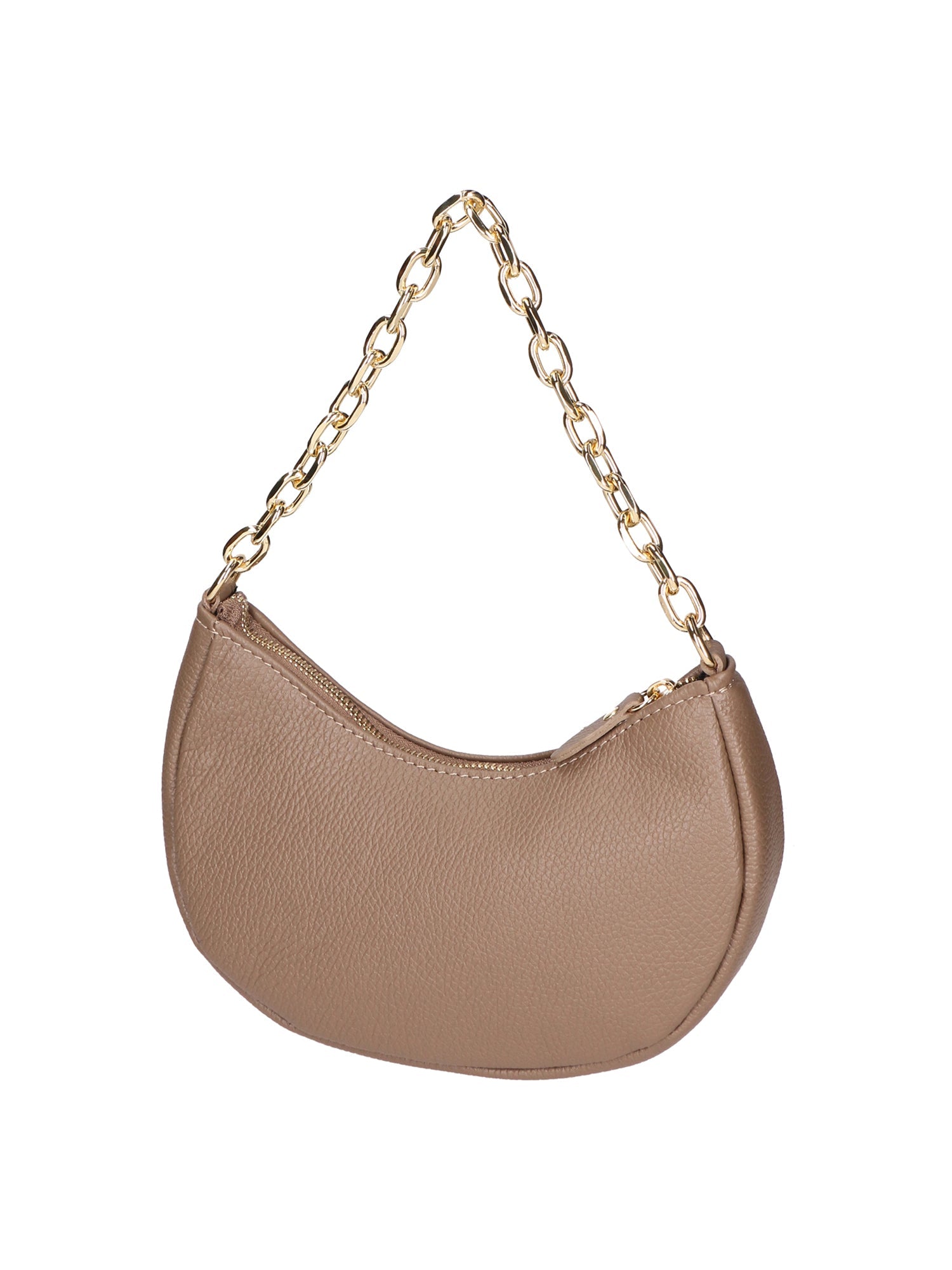 Loreta Borsa a spalla da donna Vera pelle 06511-D40 TAUPE Chiara Ferretti