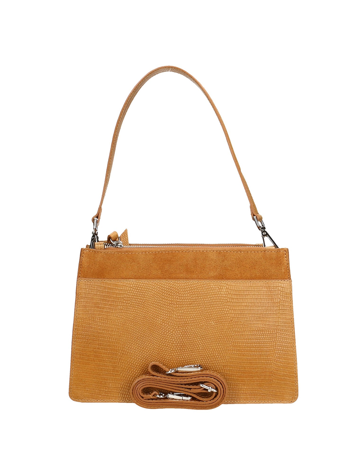 Priscilla Borsa a mano da donna Vera pelle 01185-031 CUOIO SCURO Chiara Ferretti