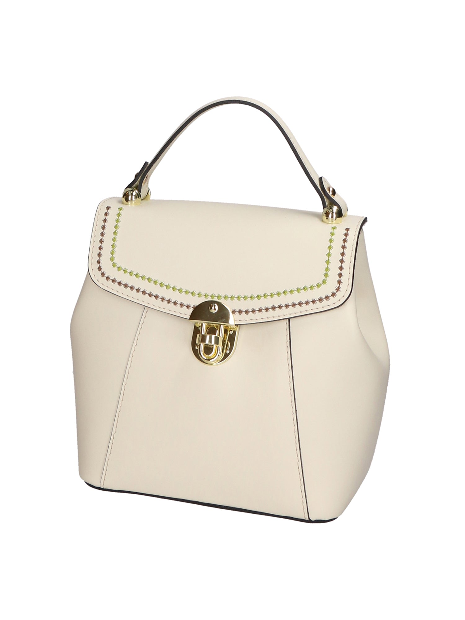 Giuditta Borsa a mano da donna 100% pelle 05937-L804 BEIGE Chiara Ferretti