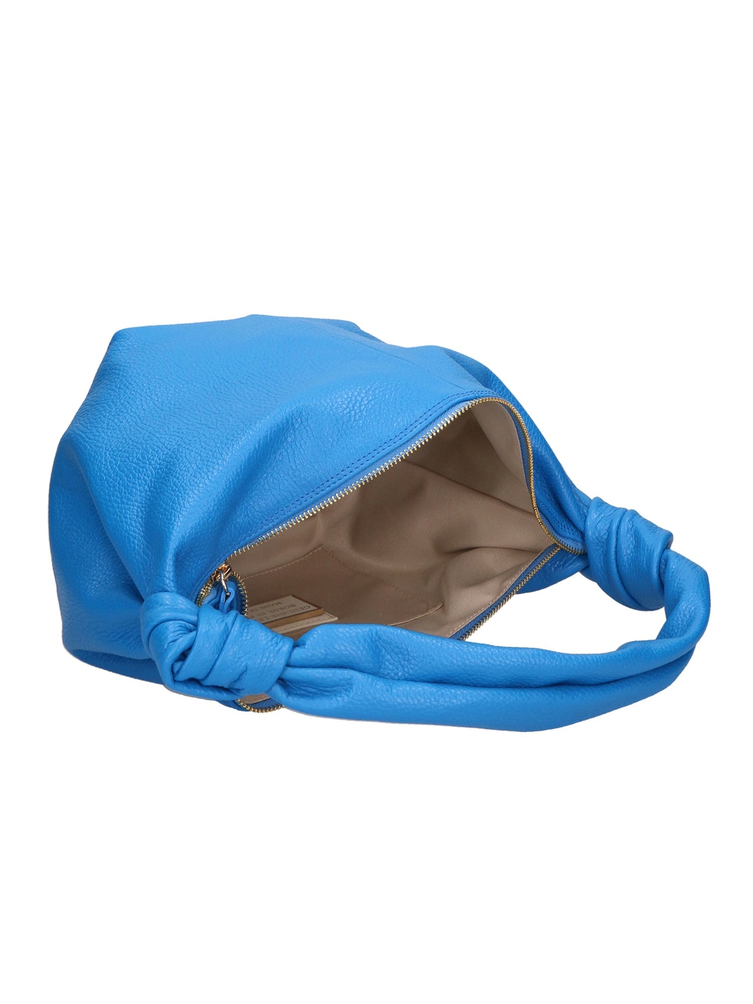 Lunaria Borsa a spalla da donna Vera pelle 06007-D222 BLU ASTER Chiara Ferretti
