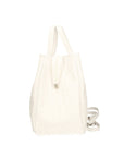 Ascoli Borsa a mano da donna Pelle stampata cocco 7718-BIANCO Chiara Ferretti