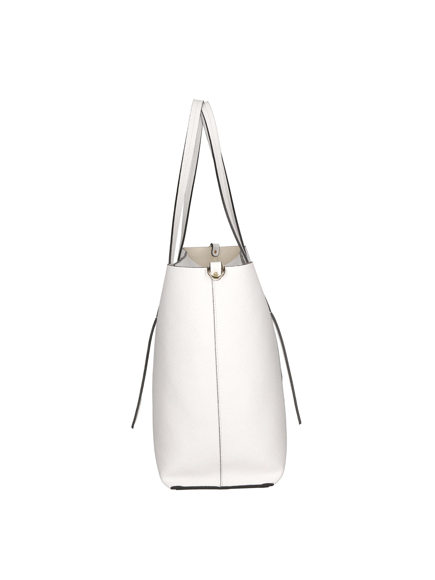 Luce Borsa a mano da donna Vera pelle 04512-BIANCO WHITE Chiara Ferretti