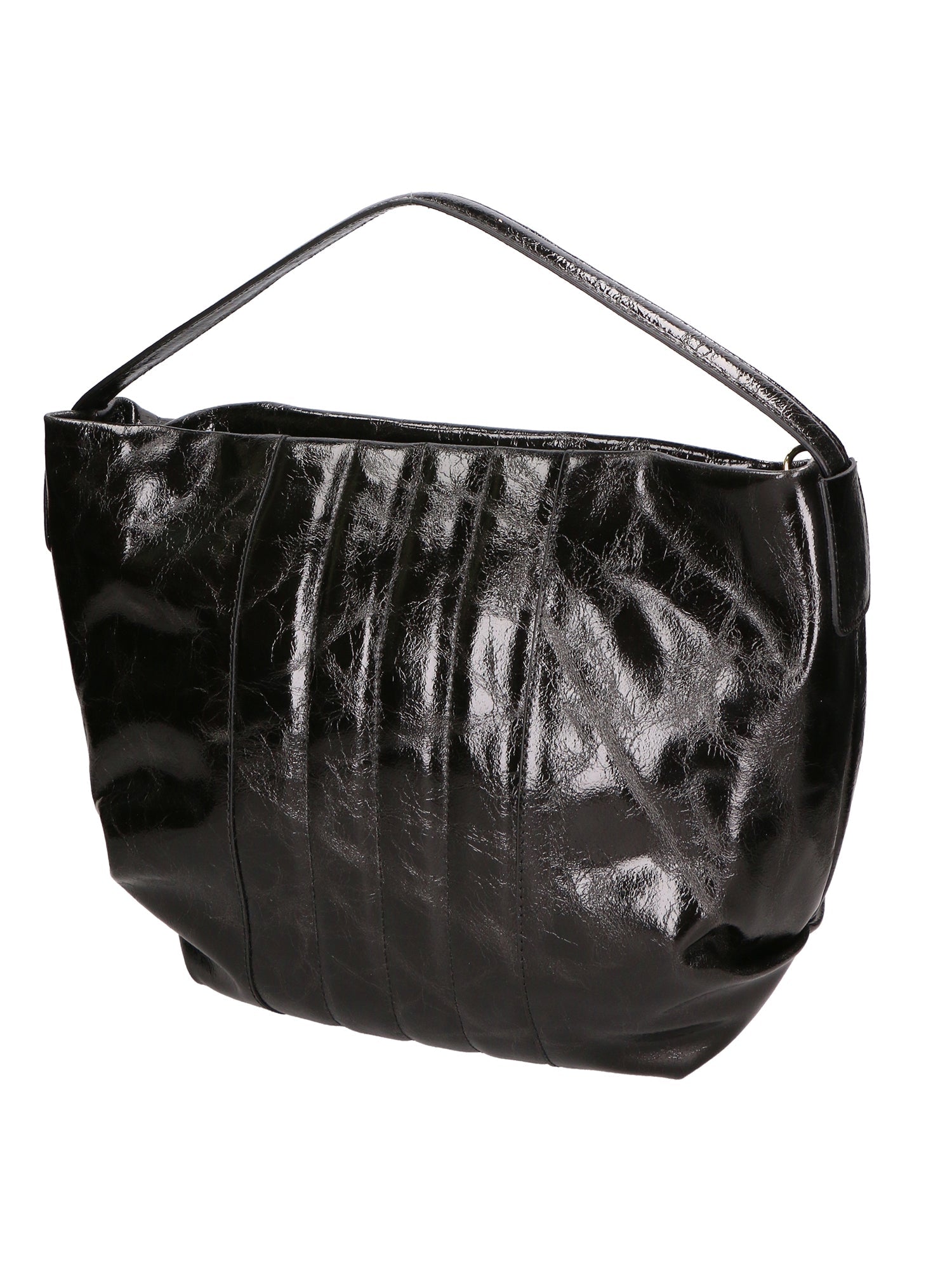 Vanda Borsa a spalla da donna Vera pelle 06507-019 NERO Chiara Ferretti