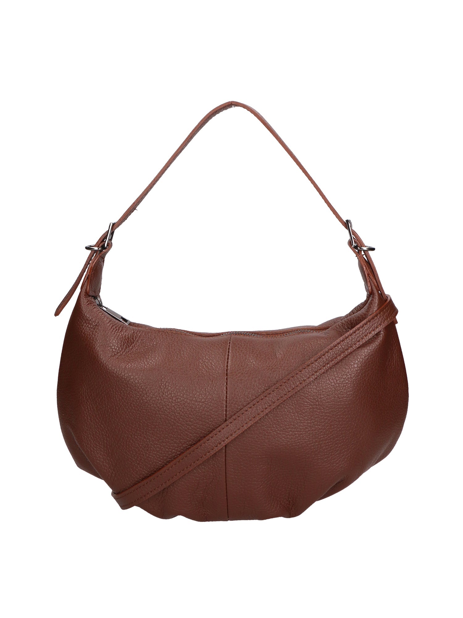 Licia Borsa a spalla da donna Vera pelle 06512-CIOCCOLATO Chiara Ferretti