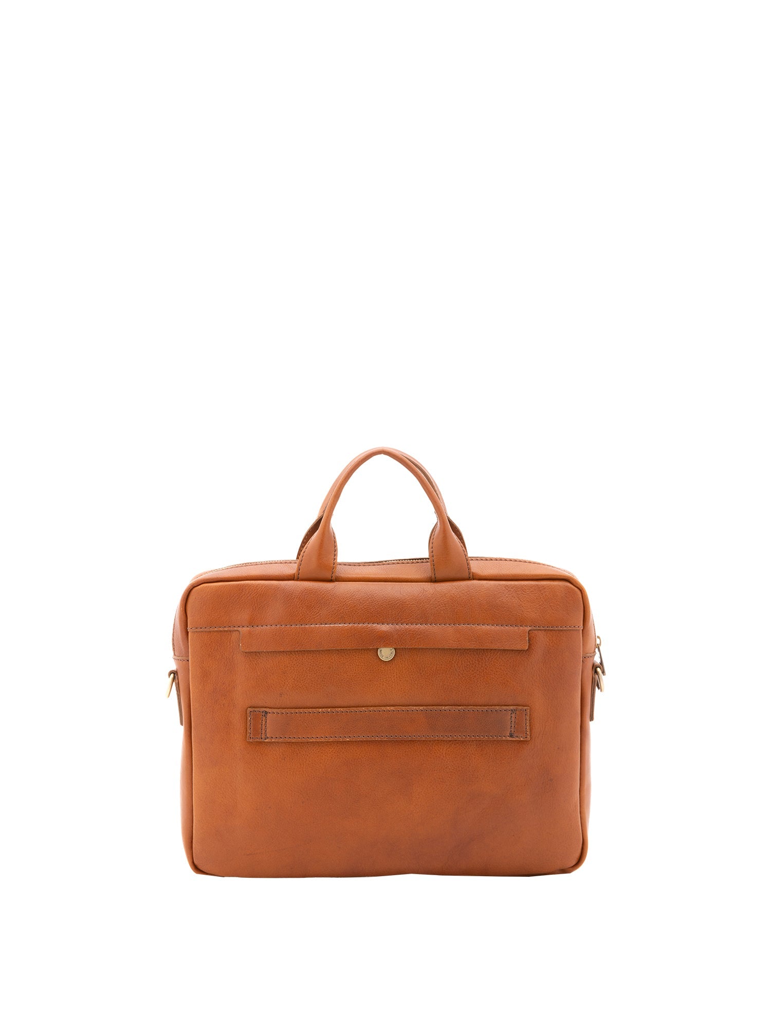 Borsa a mano unisex in vera pelle Made in Italy 4317-MIELE Alessia Firenze