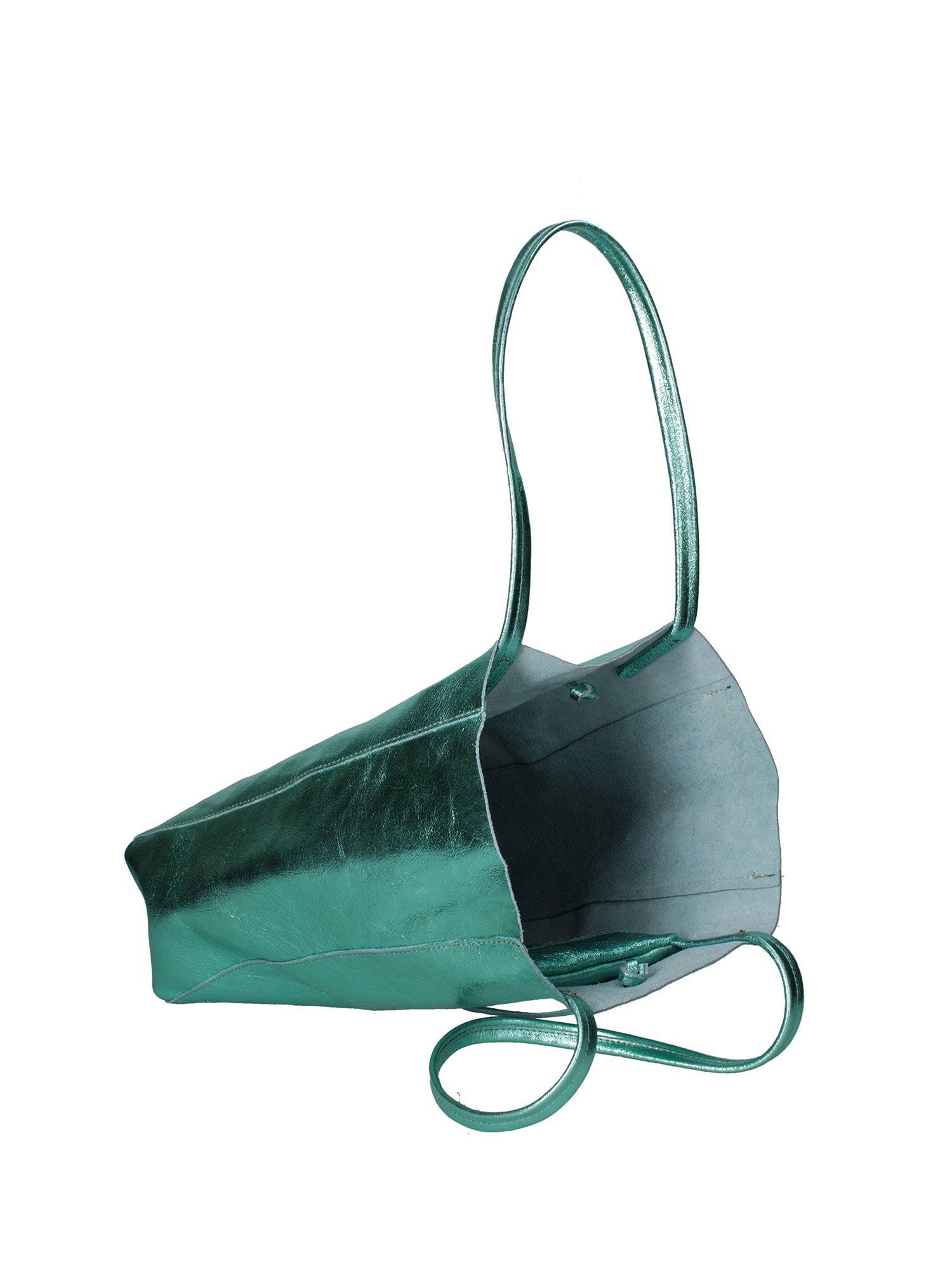 Íris Borsa a mano da donna Vera Pelle 07565-L037 TURCHESE Chiara Ferretti