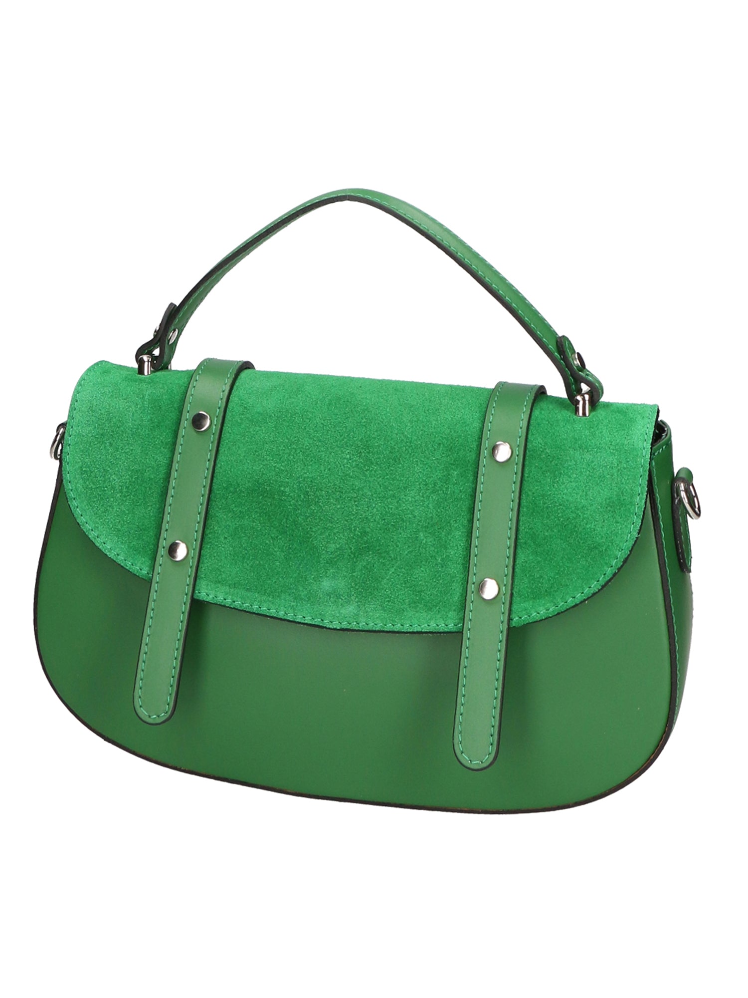 Genziana Borsa a mano da donna Vera pelle 05993-L160 VERDE+35 VERDE Chiara Ferretti