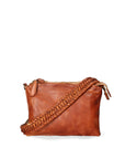 Lucca Borsa a tracolla da donna Vera pelle 1001-D17 CUOIO SCURO Chiara Ferretti