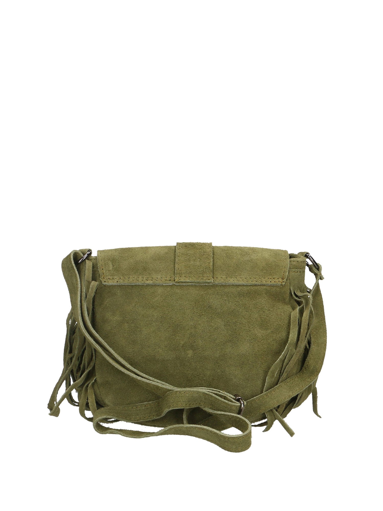 Iolanthe Borsa a tracolla da donna Vera pelle 1421-VERDE MILITARE Chiara Ferretti
