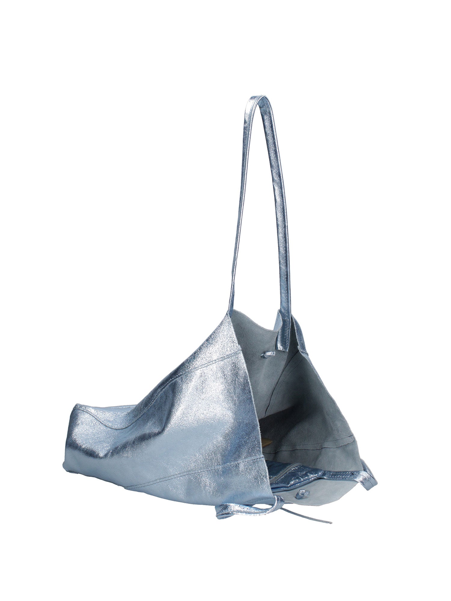 Íris Borsa a mano da donna Vera Pelle 07565-L042 CELESTE Chiara Ferretti