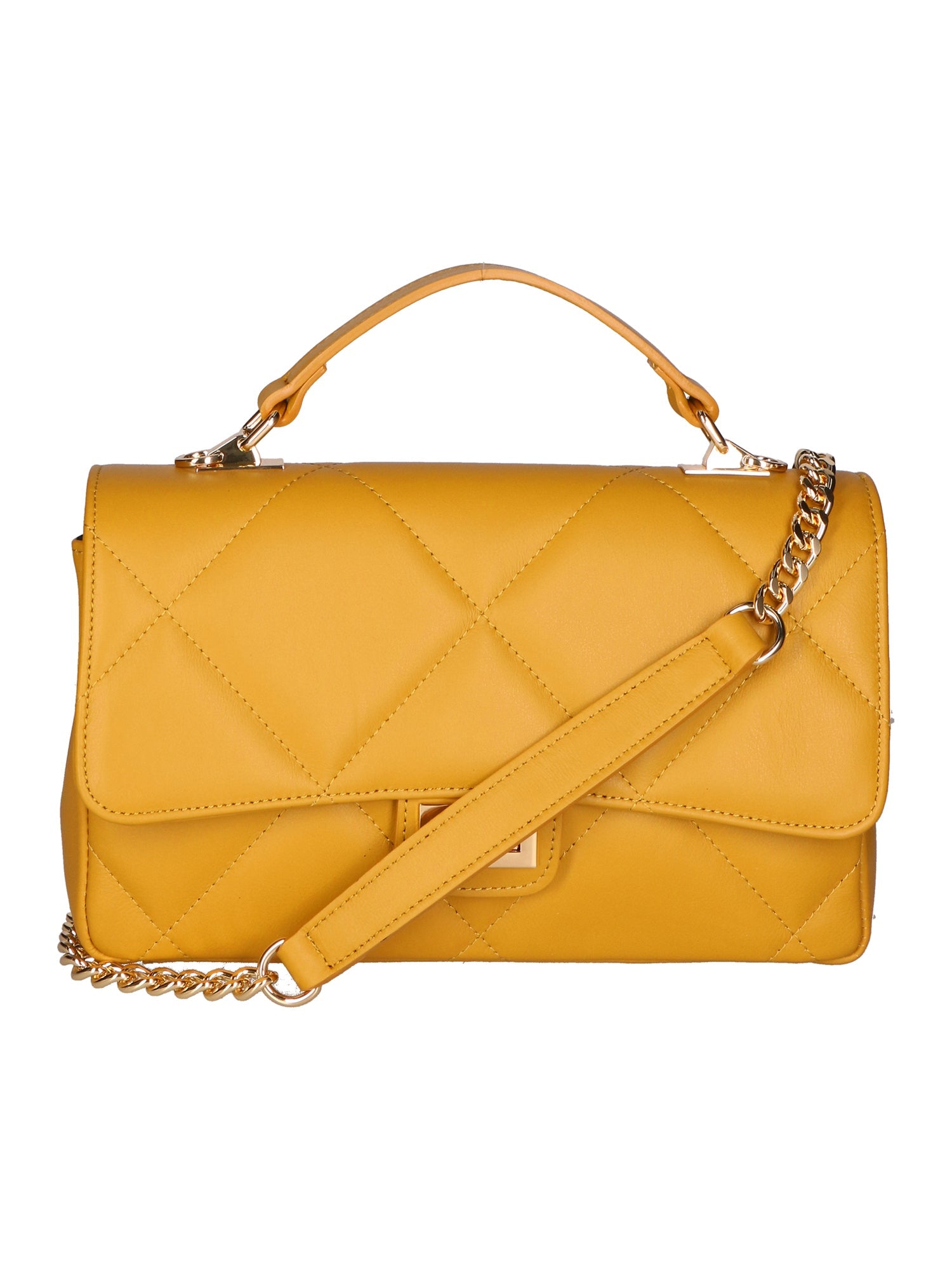 Vita Borsa a spalla da donna Vera pelle 06879-S36 SENAPE Chiara Ferretti