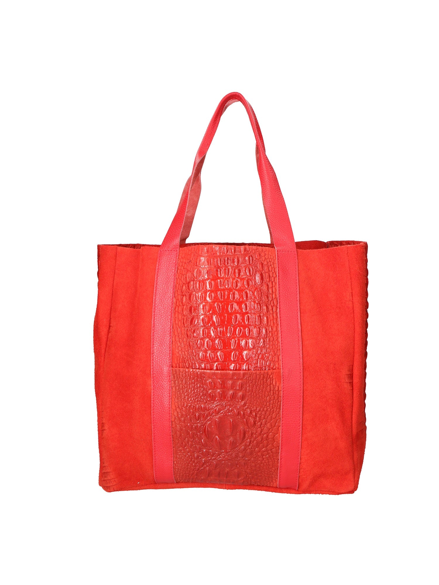 Edith Borsa Shopper da donna Vera pelle 80043-023 ROSSO Chiara Ferretti