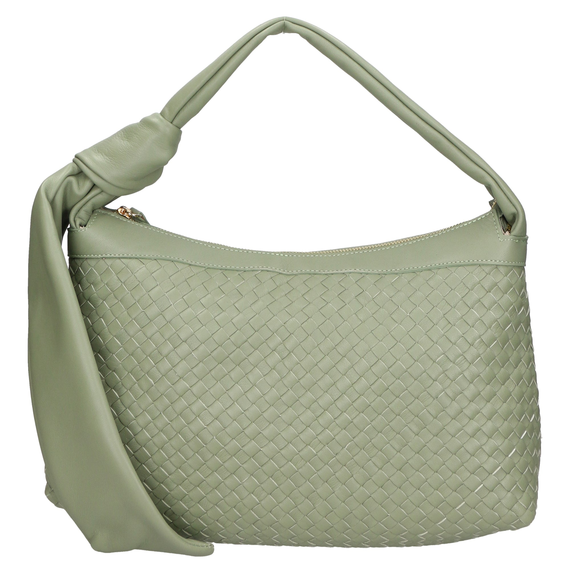 Iole Borsa a spalla da donna Vera pelle 06051-GREEN Chiara Ferretti