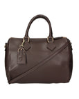 Aralia Borsa a bauletto da donna 100% pelle 5176-D23 T.MORO DARK BROWN Chiara Ferretti