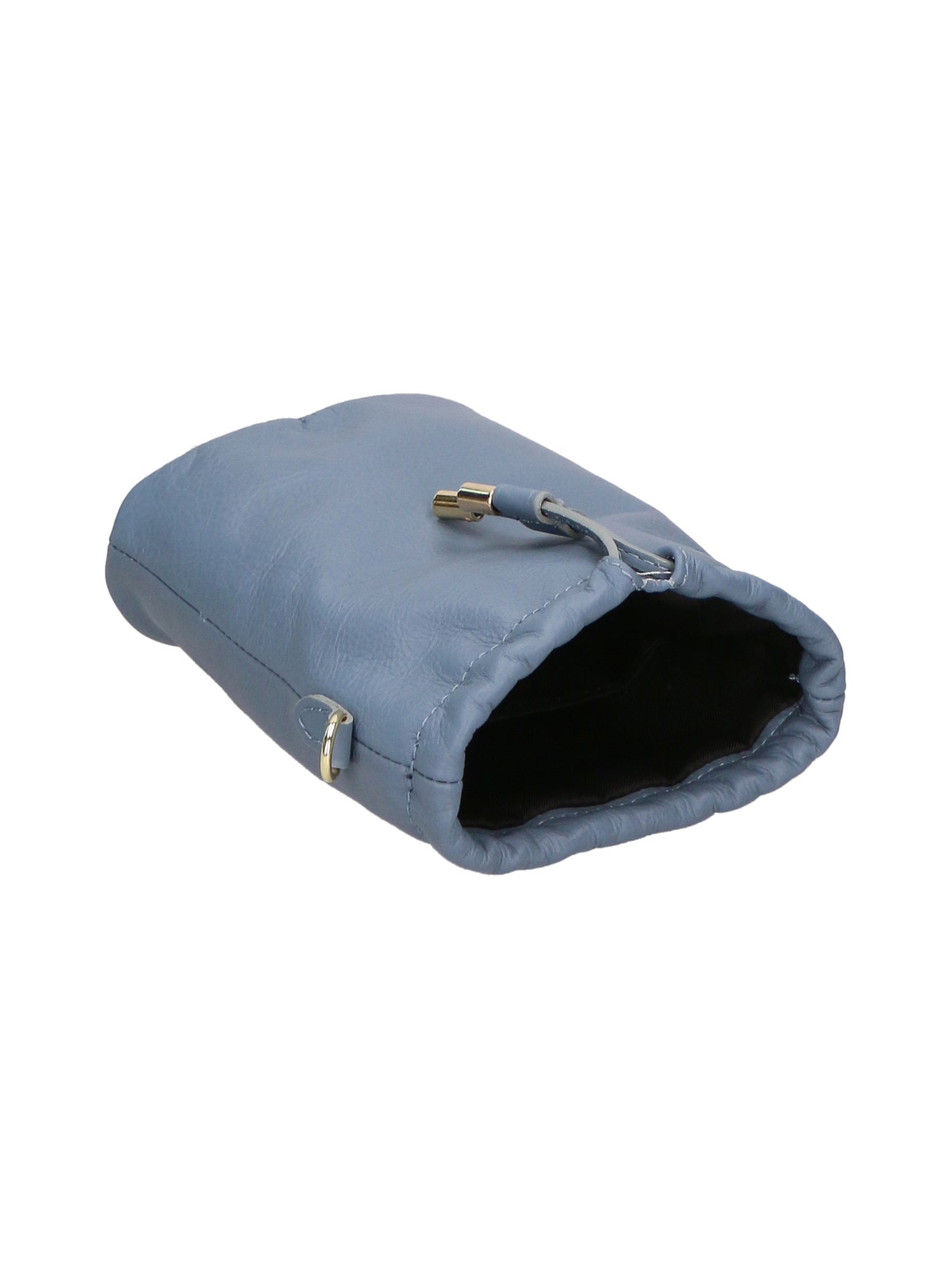 Angela Damen-Hobo-Tasche aus echtem Leder, hergestellt in Italien, 20 x 16 x 7 cm