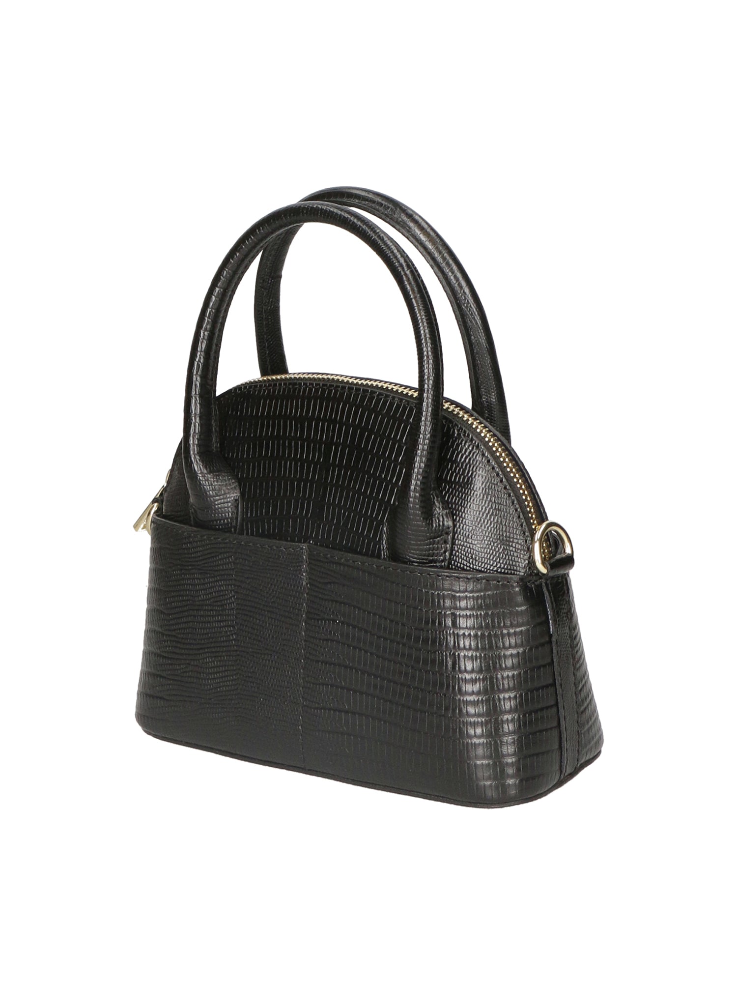 Perla Borsa a mano da donna Vera pelle 02865-LU28 NERO Chiara Ferretti