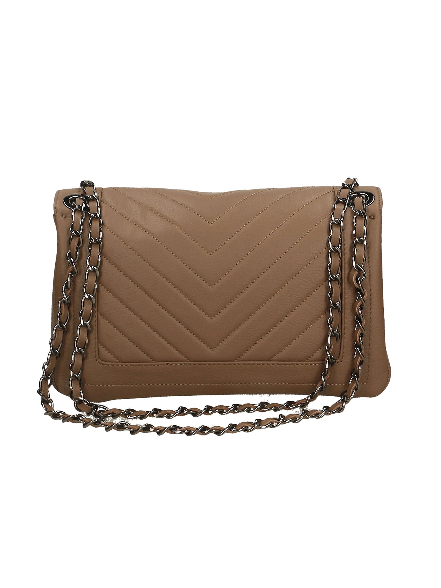 Regina Borsa a spalla da donna Vera pelle 6596-TAUPE Chiara Ferretti