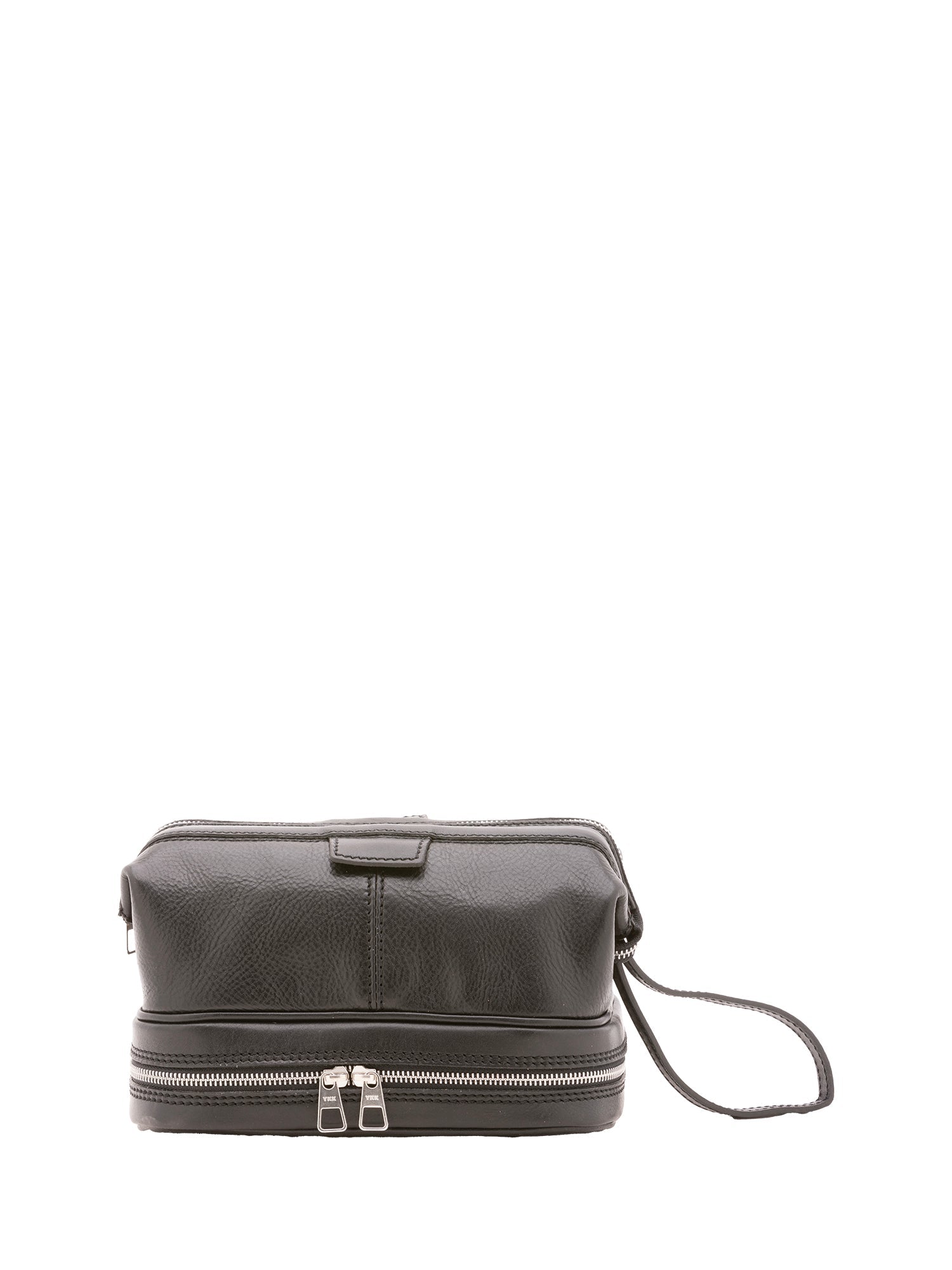 Pochette unisex in vera pelle Made in Italy 4424-NERO Alessia Firenze