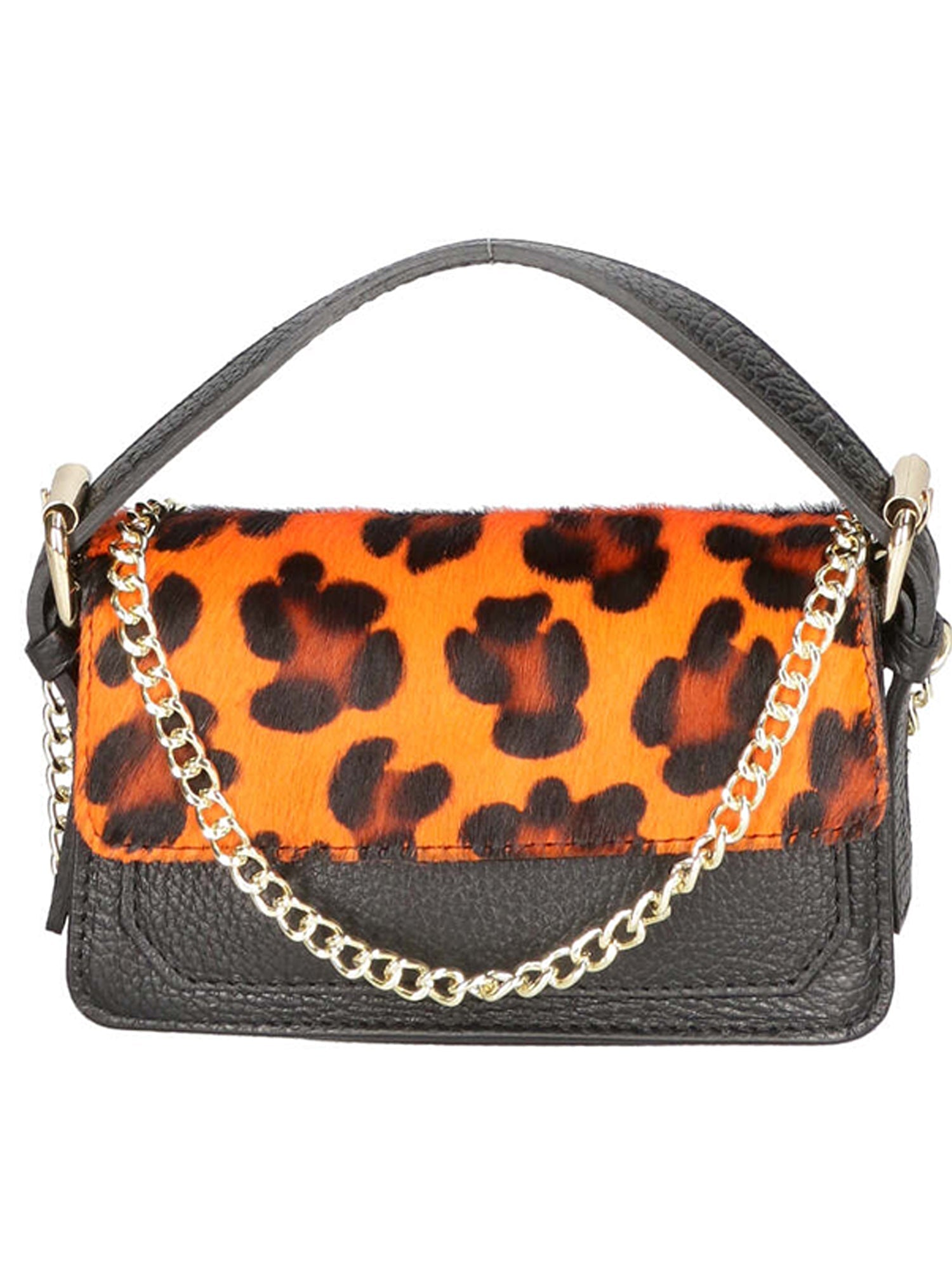 Aleide Damen-Clutch aus echtem Leder, hergestellt in Italien, 11 x 18 x 6,5 cm