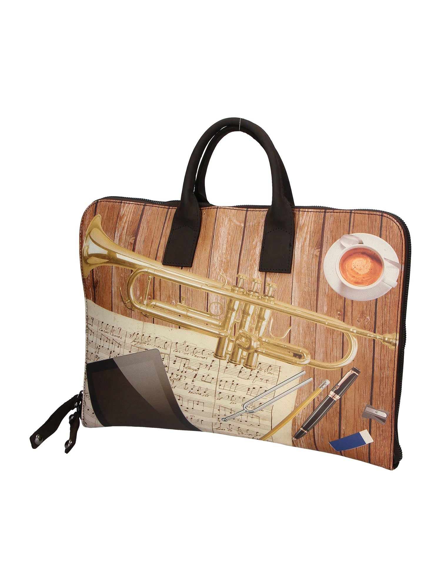 Borsa a mano unisex Michela in Vera Pelle Borsa Fashion 28x40x3 cm