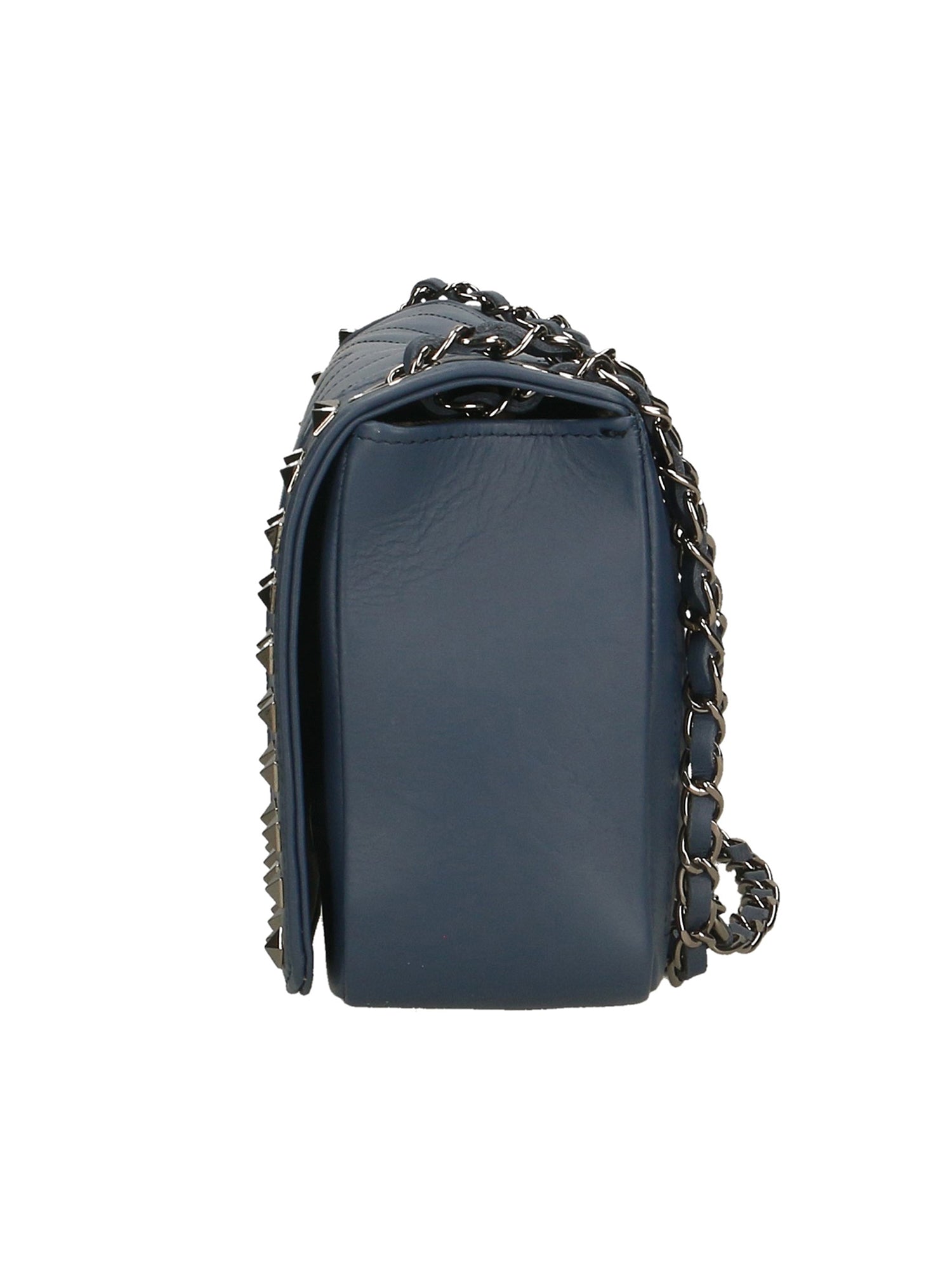 Bologna Borsa a spalla da donna Vera pelle 6590-BLU BLUE Chiara Ferretti