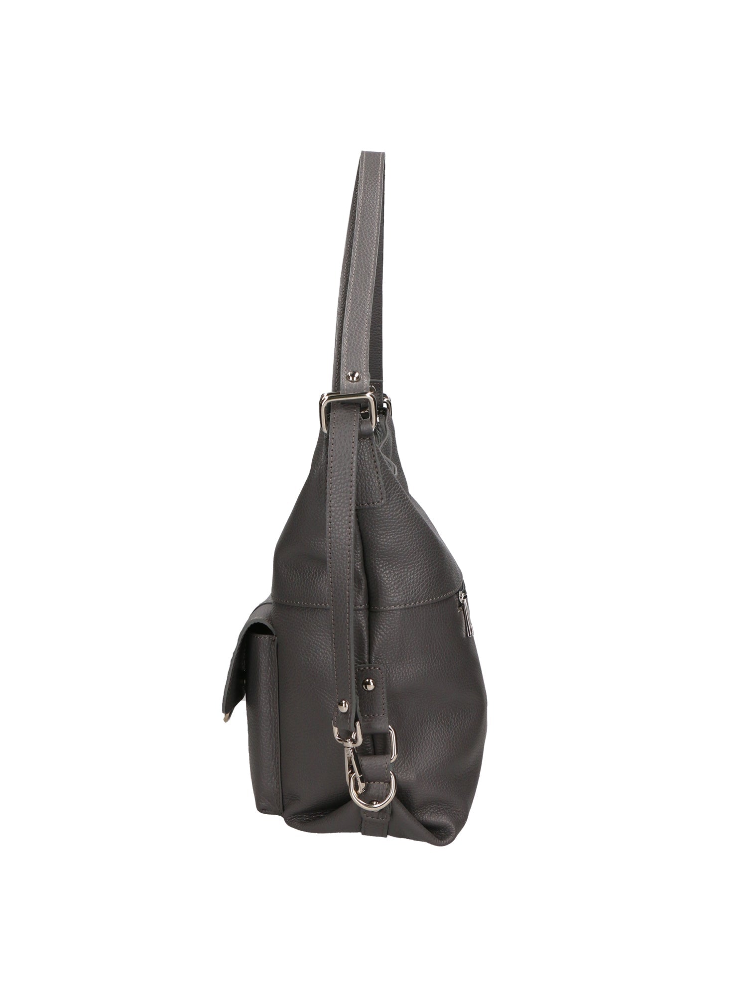 Kesha Borsa a spalla da donna Vera pelle 3301-GRIGIO SCURO Chiara Ferretti