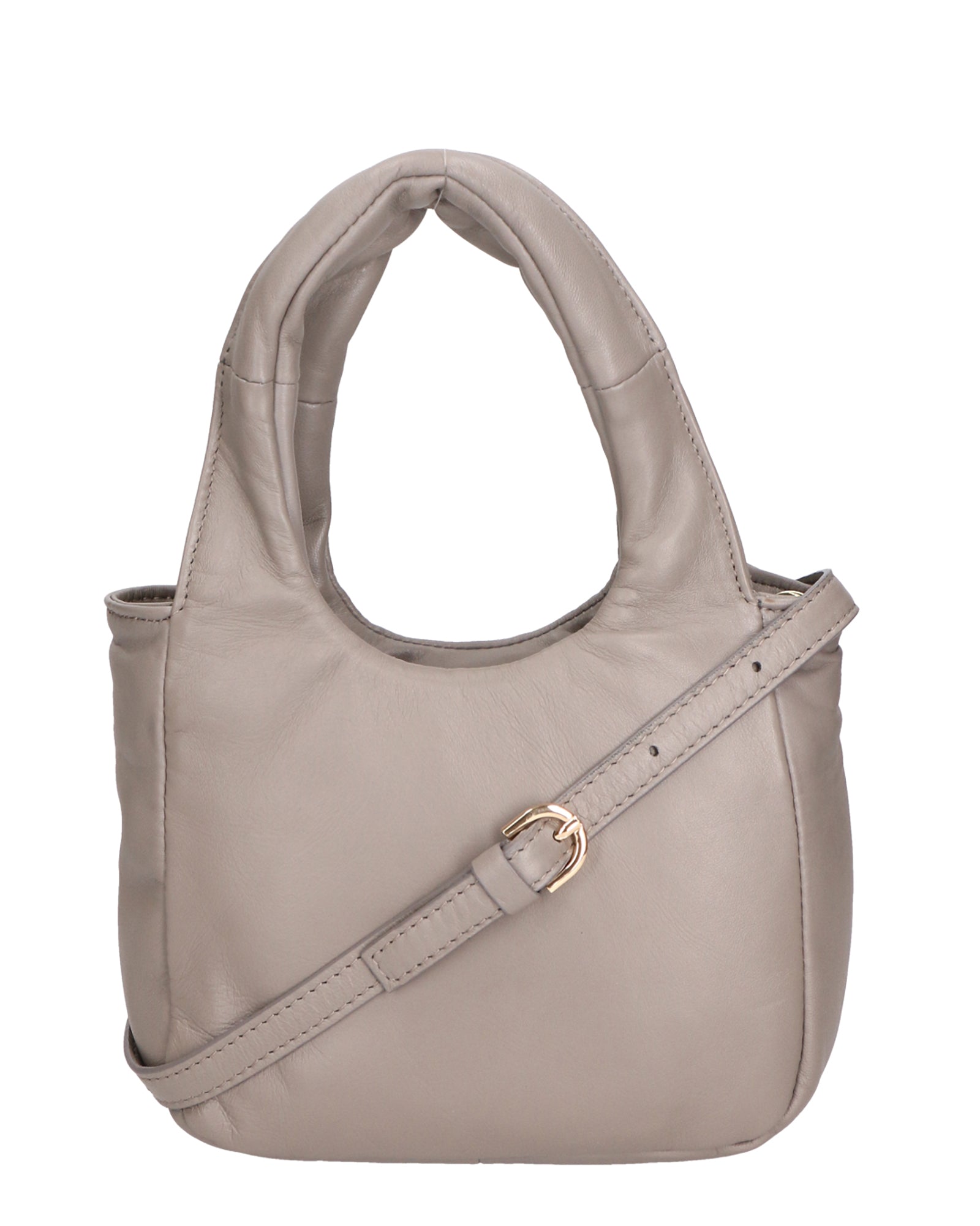 Virna Damenhandtasche aus echtem Leder, hergestellt in Italien, 17 x 24 x 8 cm