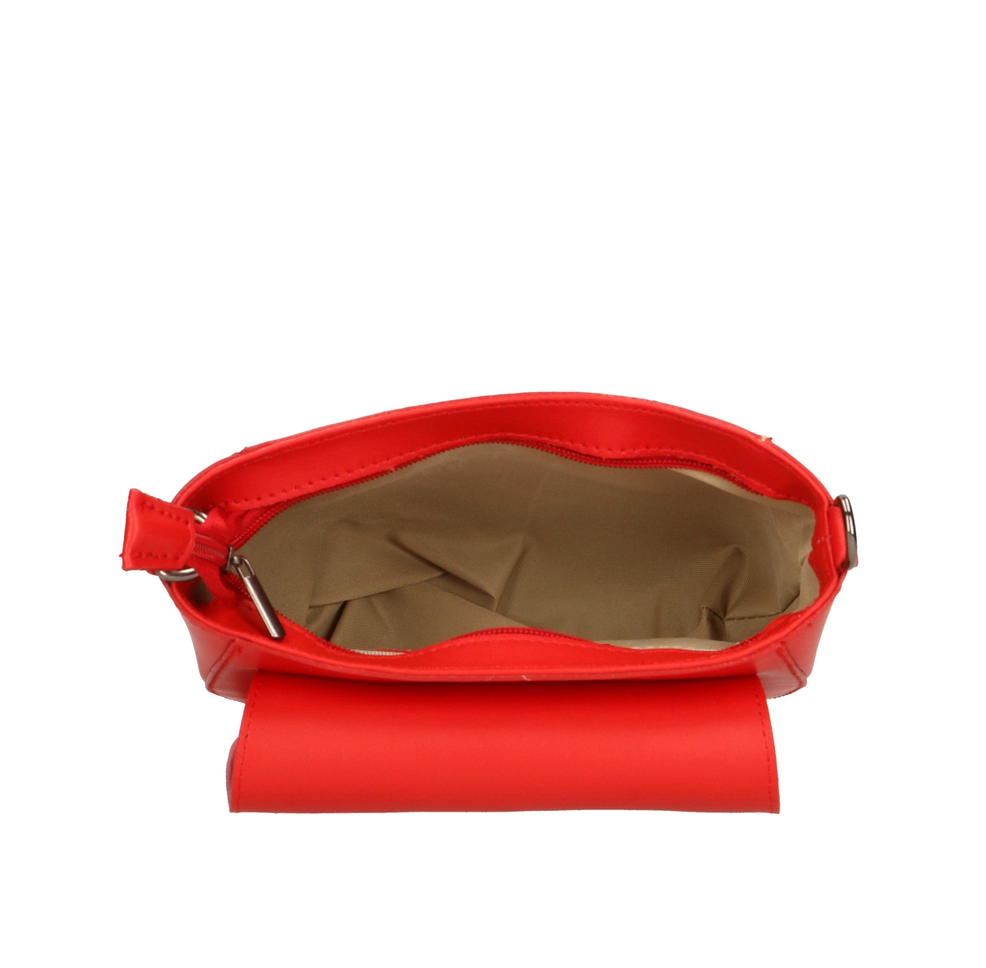 Borsa a tracolla da donna In Vera pelle Made in Italy 20x17x7 cm
