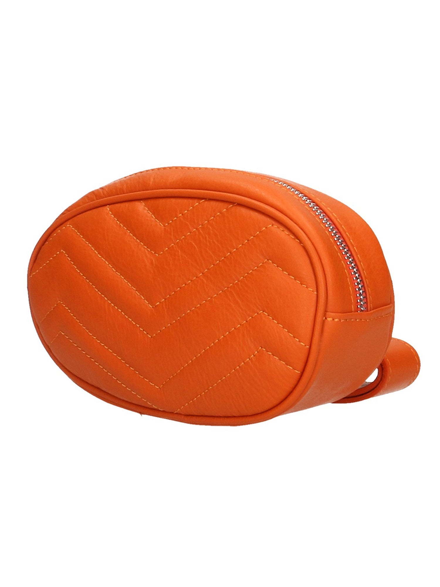 Lysianna 1659-ARANCIO ORANGE Marsupio da donna in vera pelle Chiara Ferretti