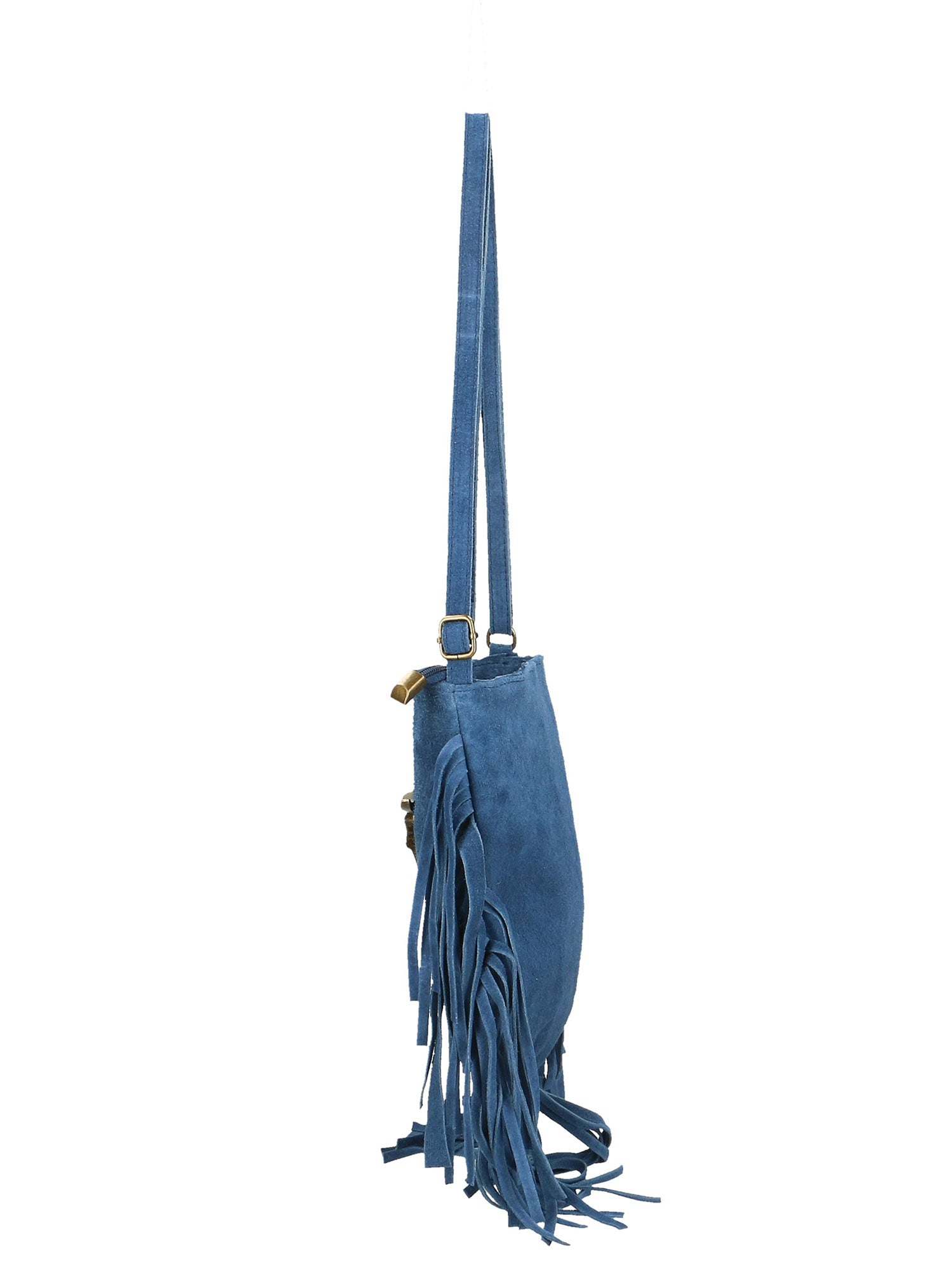 Solana Borsa a tracolla da donna Vera pelle 1518-BLU Chiara Ferretti