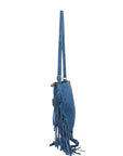 Solana Borsa a tracolla da donna Vera pelle 1518-BLU Chiara Ferretti