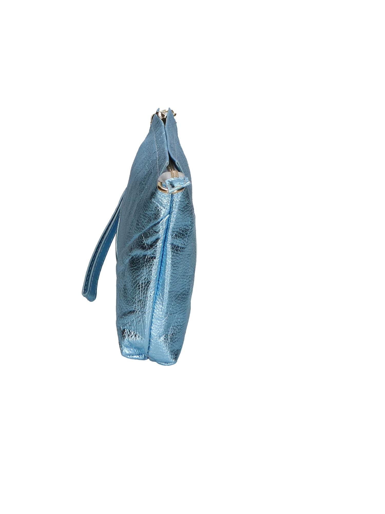Giorgia Damen-Clutch aus echtem Leder, hergestellt in Italien, 19 x 27 x 2 cm