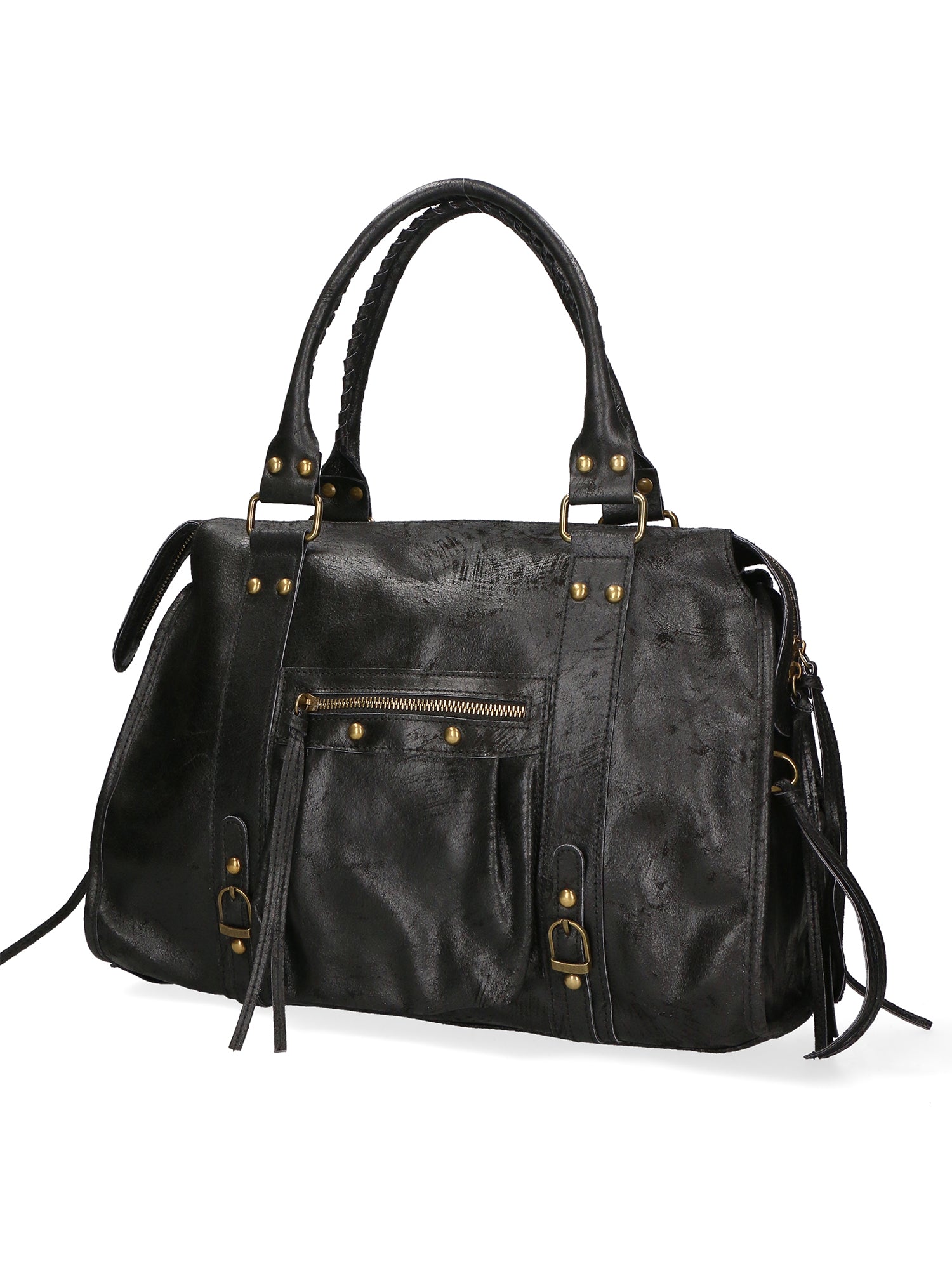 Elara Borsa a spalla da donna Vera pelle 06090-NERO Chiara Ferretti