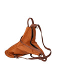 Erika Zaino da donna in vera pelle Casual 80072-CUOIO-MARRONE Chiara Ferretti